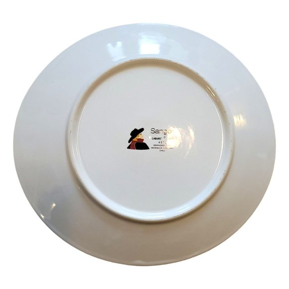Sango Cabaret Plate Artistide Colorful Man 8" 1995 #4870 DH686 - Picture 5 of 5